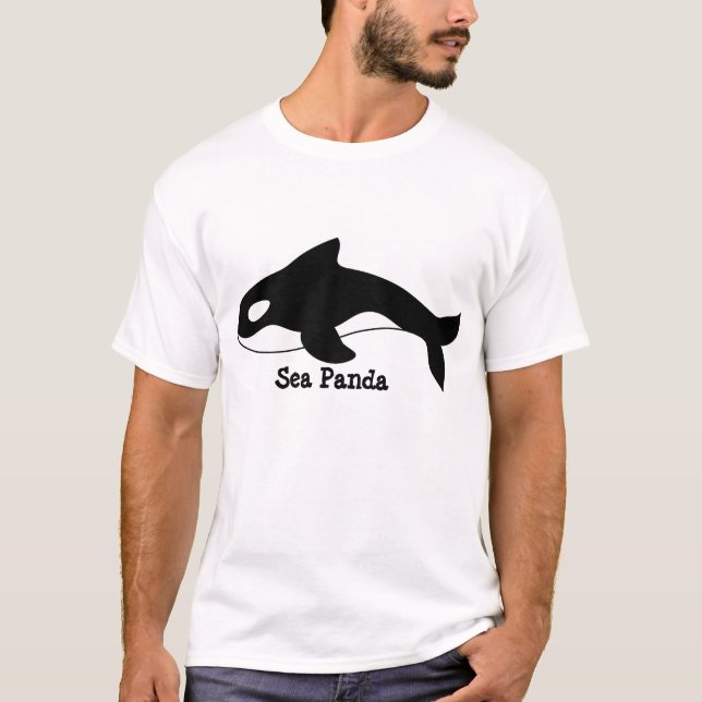 T-shirt Tee - shirt de panda de mer (orcha) (Devant)