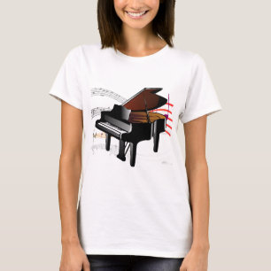 T-shirt Tee - shirt de piano