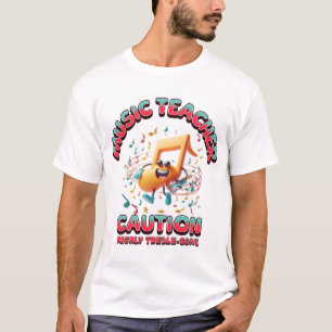 T-shirt Tee-shirt de professeur de musique "Treble-some"