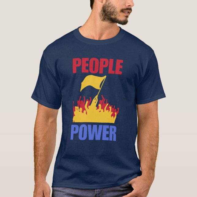 T-shirt Tee-shirt de protestation contre la corruption Imp (Devant)