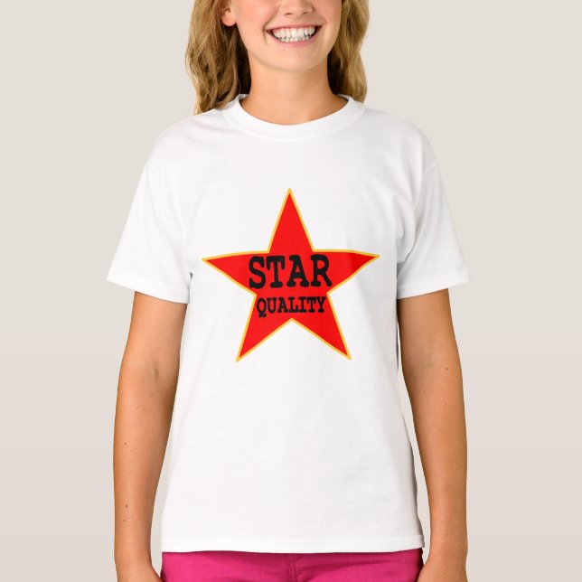 T-shirt Tee - shirt de qualité Star (Devant)