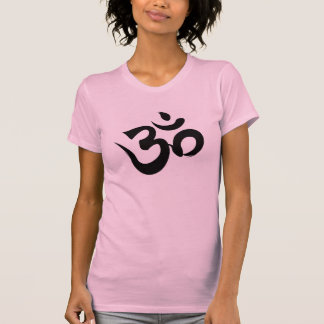T-shirt Tee - shirt de Racerback de yoga de l'OM Sri