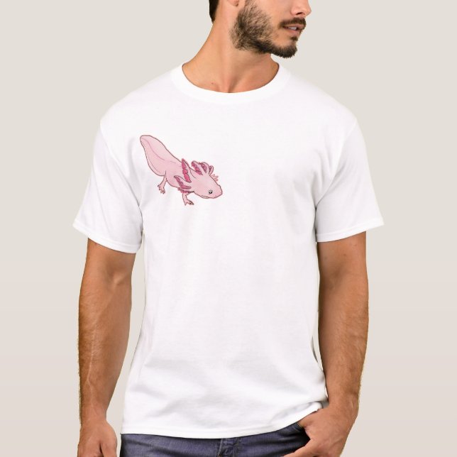 T-shirt Tee - shirt de salamandre d'Axolotl (Devant)