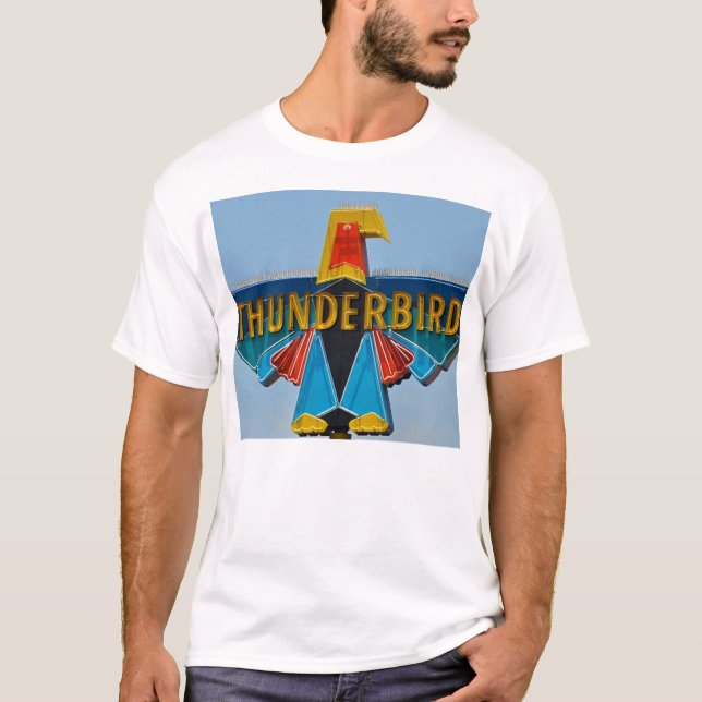 T-shirt Tee - shirt de signe de loge de Thunderbird (Devant)
