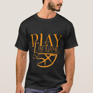 T-shirt Tee shirt de sport abstrait basket-ball 'Jouer le