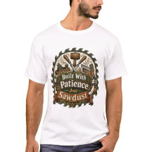 Tee-shirt de travailleur du bois 'Construit avec p