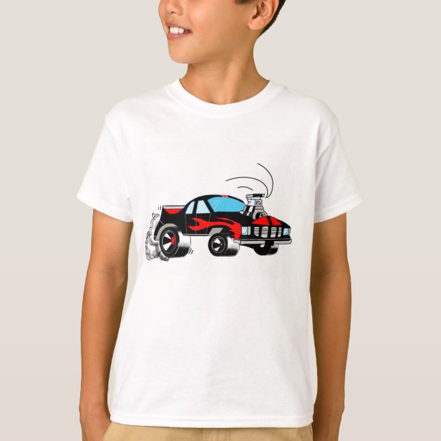 T-shirt Tee - shirt de voiture de muscle (Devant)