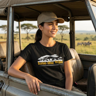T-shirt Tee-shirt de voyage Safari Aventure dans la nature