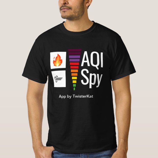 T-shirt Tee - shirt d'équipage noir (Devant)