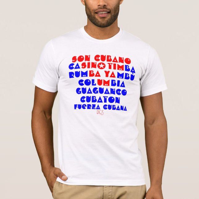 T-shirt Tee-shirt des danses cubaine (Devant)