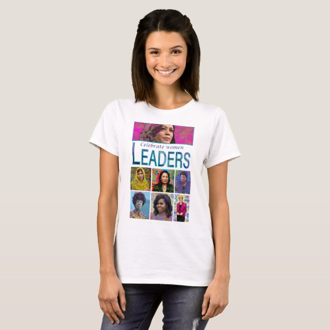 T-shirt Tee - shirt des femmes dirigeantes (Devant entier)