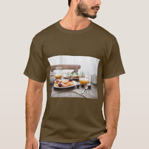 T-shirt Tee-shirt des vibrations délicieuses du petit-déje