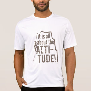 T-shirt Tee-shirt d'escalade de montagne grunge Attitude o