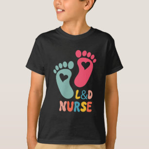 T-shirt Tee-shirt d'infirmière de travail et d'accouchemen