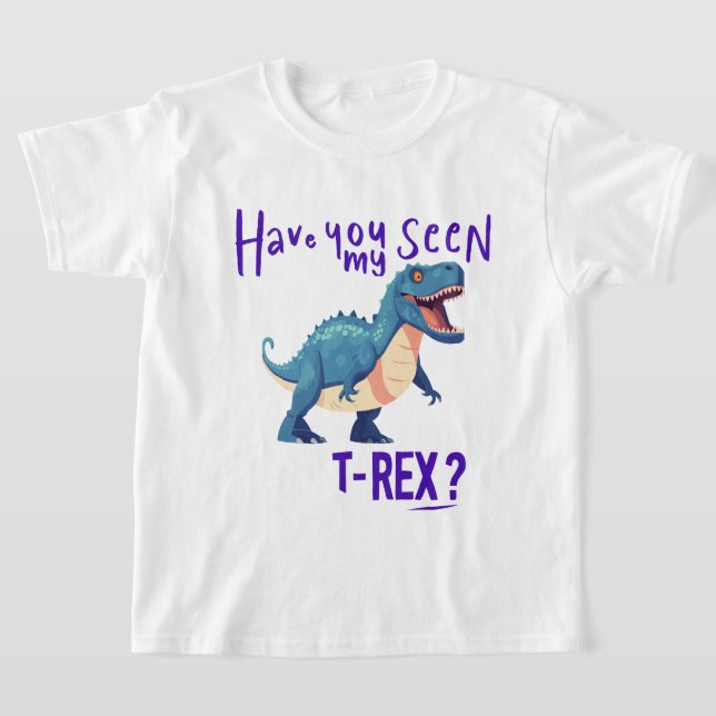 T-shirt Tee-shirt Dino Aventure – T-Rex Perdu (Poser)