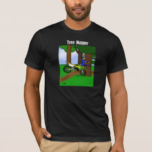 T-shirt Tee - shirt d'obscurité de Hugger d'arbre de vél
