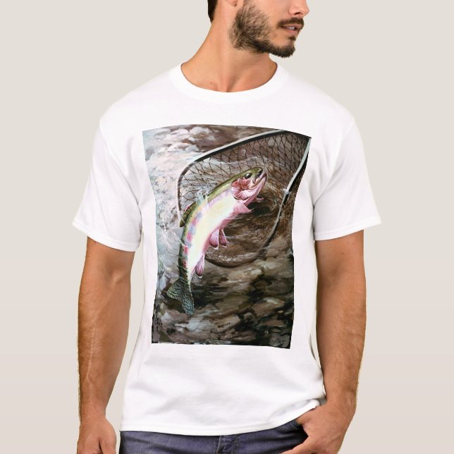 T-shirt tee - shirt d'or de truite (Devant)