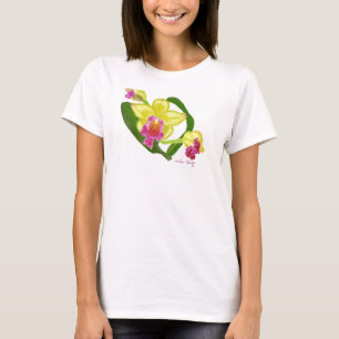 T-shirt Tee - shirt d'orchidée
