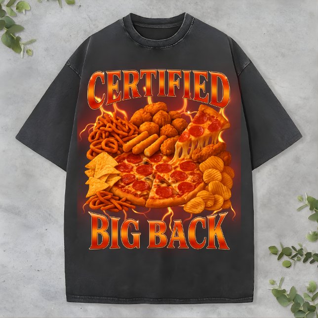T-shirt Tee-shirt drôle de fête de pizza Bootleg Style Rap (Créateur téléchargé)