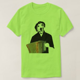 T-shirt Tee - shirt drôle de musique de Cajun de joueur de