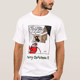 T-shirt Tee - shirt drôle de Noël - faites un cerf commu
