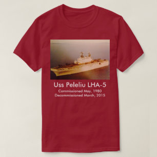 T-shirt Tee - shirt d'USS Peleliu LHA-5