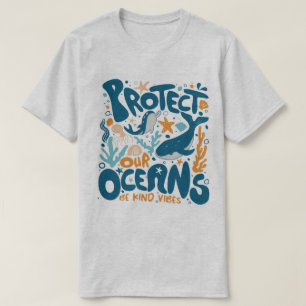 T-shirt Tee-shirt écologique « Protégeons nos océans »
