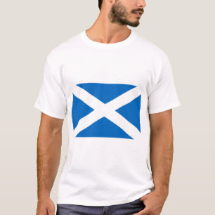 T-shirt Tee - shirt écossais de drapeau