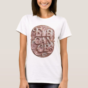 T-shirt Tee-shirt élégance or COOL Slogan