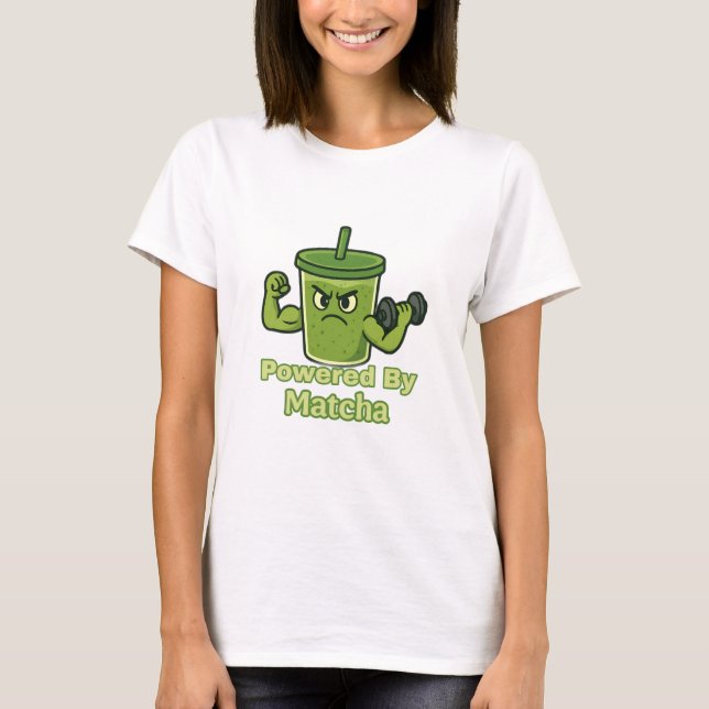 T-shirt Tee-shirt esthétique pour femmes Matcha Mode (Devant)