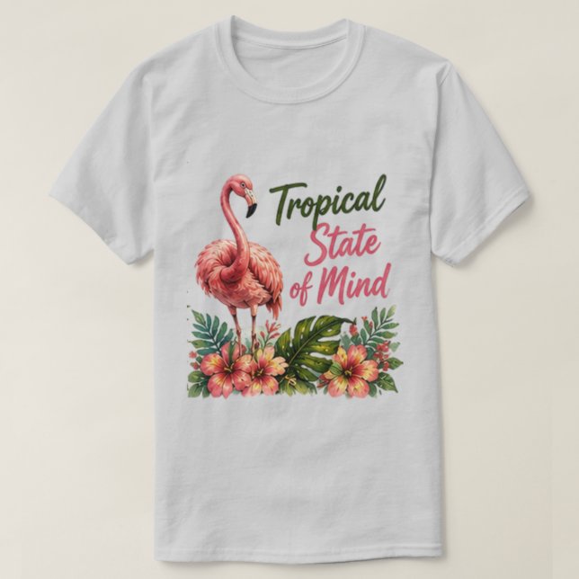 T-shirt Tee-shirt État d'Esprit Tropical (Design devant)