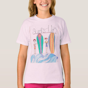 T-shirt Tee-shirt fantaisiste Surfs Up pour enfants