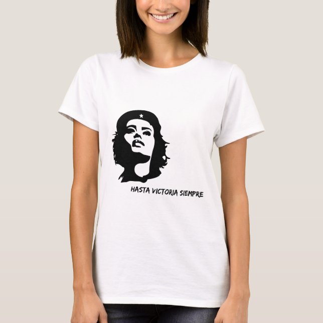 T-shirt Tee Shirt Femme Cuba Che Guevara révolution (Devant)