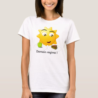 T-shirt Tee shirt femme Demain régime !
