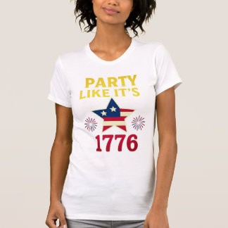 T-shirt Tee-shirt Fête comme si c'était 1776