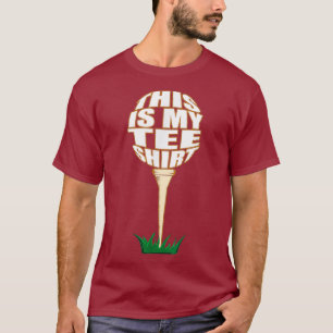 T-shirt Tee - shirt Funny Golf C'Est Mon Tee Golfer