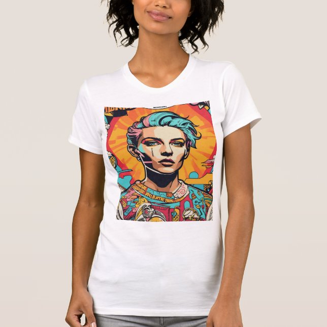 T-shirt tee-shirt garçon élégant (Devant)