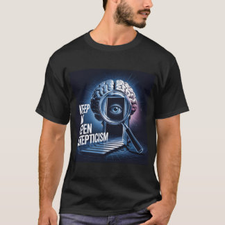 T-shirt Tee Shirt Gardez Un Scepticisme Ouvert