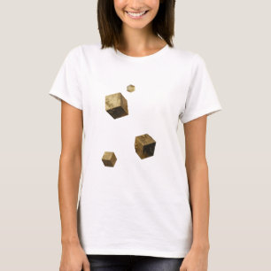 T-shirt Tee-shirt graphique ART ABSTRAIT Or Cool