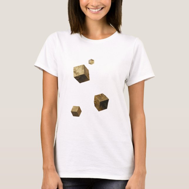 T-shirt Tee-shirt graphique ART ABSTRAIT Or Cool (Devant)