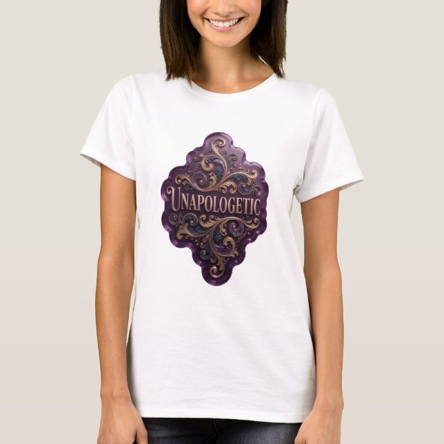 T-shirt Tee-shirt graphique Bold Gold UNAPOLOGETIC (Devant)