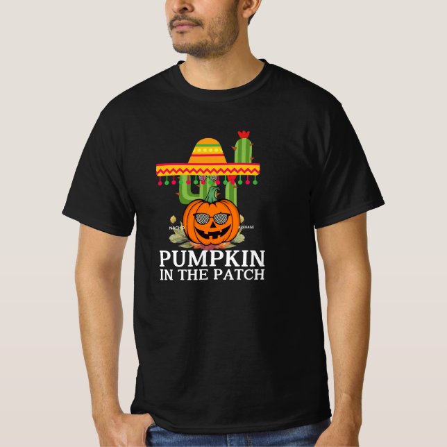 T-shirt Tee-shirt graphique Citrouille confortable (Devant)