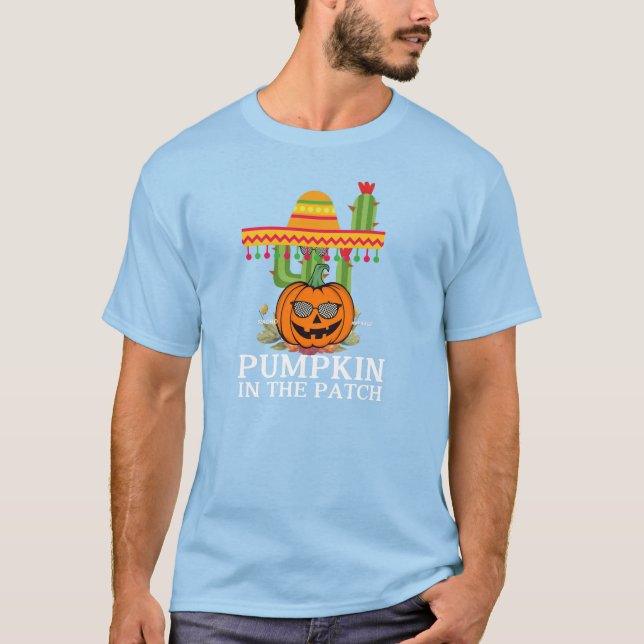 T-shirt Tee-shirt graphique Citrouille confortable (Devant)
