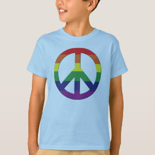 T-shirt Tee - shirt graphique gai - paix Sign_03