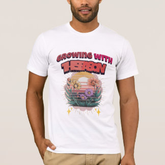 T-shirt tee-shirt graphique homme fleurs vintage en fleurs