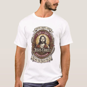 T-shirt Tee-shirt graphique Jésus Antiques Heirloom Art ch