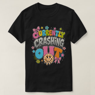T-shirt Tee-shirt graphique rétro Y2K 'Currently Crashing
