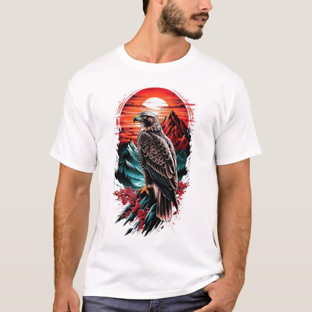 T-shirt Tee-shirt graphique Tribal Sun (Devant)