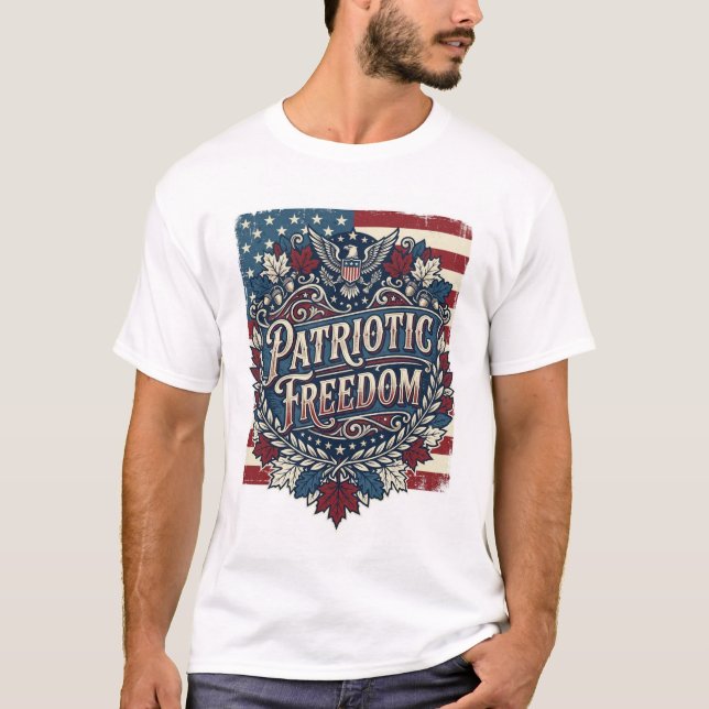 T-shirt Tee-shirt graphique vectoriel feuilles d'automne p (Devant)