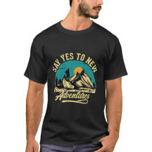 Tee-shirt graphique vintage de randonnée en montag